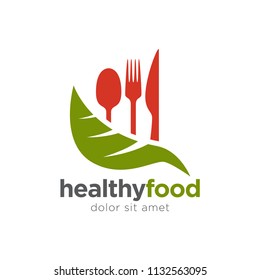 Healthy Food Logo Template