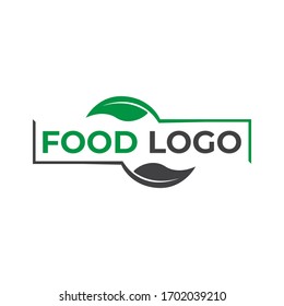 Healthy Food Logo Template, organic food logo design vector, Healthy Diet Logo Template Vector, healthy food vector, Nature food logo design template. Vector illustra