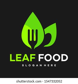 Healthy Food Logo Template - Vector