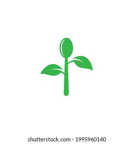 Healthy food logo vector design
