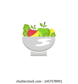 Healthy Food Logo Vector Template 