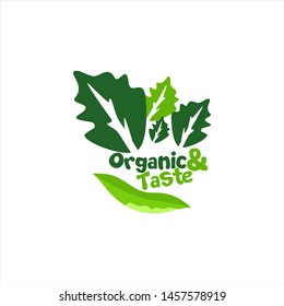 Healthy Food Logo Vector Template 