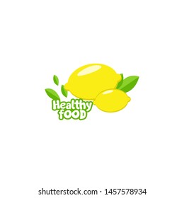 Healthy Food Logo Vector Template 