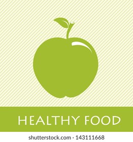 Healthy Food Over Lines Background Vector Stock Vector (Royalty Free ...