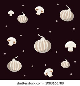 Healthy food pattern background