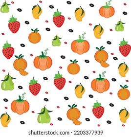 Healthy food print pattern for  illustration, background, food, icons, decoration, decorative, restaurant, food flyer, diet,  