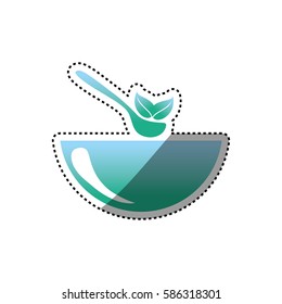Healthy food restaurant icon vector illustration graphic design