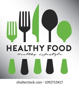 Healthy Food Restaurant Logo Design