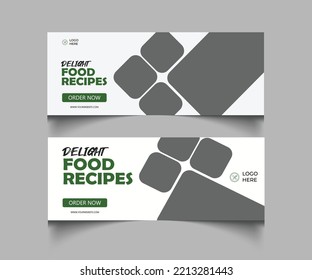 Healthy Food Social media template