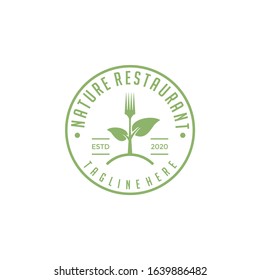 healthy food template logo or drink from natural ingredients vector