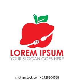 vector de alimento sano, logotipo de alimento