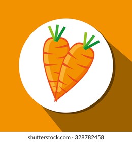 Healthy food and vegan lifestyle design, vector illustration