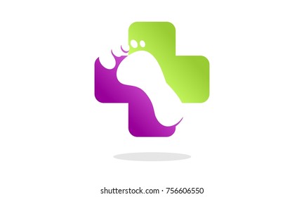 Healthy foot logo