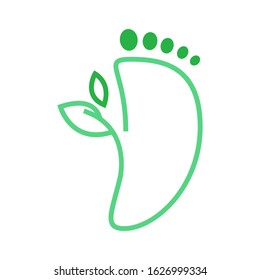 Healthy foot logo template vector icon design