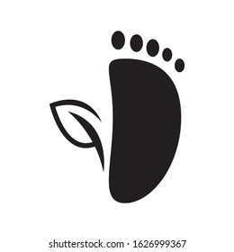Healthy foot logo template vector icon design