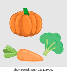 healthy fresh vegetable of harvest vector design