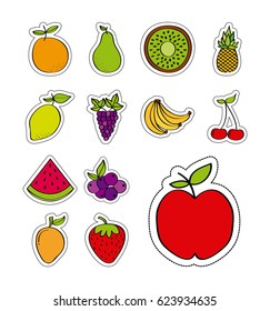 healthy fruits design