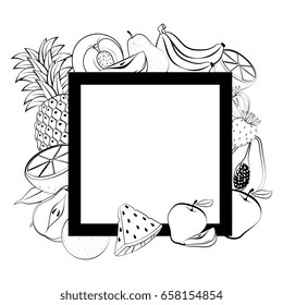 healthy fruits design