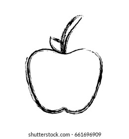 healthy fruits icon apple