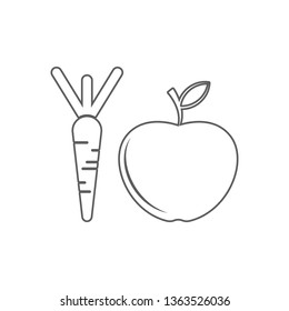 healthy fruits icon. Element of Sport for mobile concept and web apps icon. Outline, thin line icon for website design and development, app development