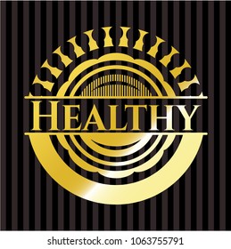 Healthy gold emblem