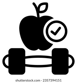 Healthy Habits icon illustration can be used for web, app, infographic, etc