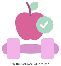 Healthy Habits icon illustration can be used for web, app, infographic, etc