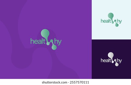 Healthy healthcare Medical company Logo Branding,Online Course or Online Learning platform and media Suitable For Branding, And brand purposes