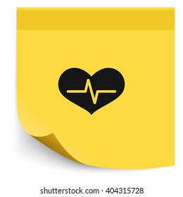 Healthy heart  icon.