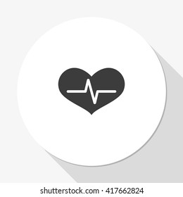 Healthy heart  icon.