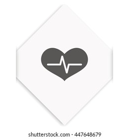 Healthy heart  icon.
