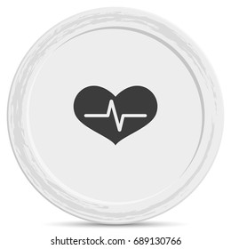 Healthy heart  icon.
