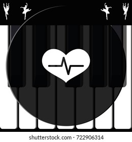 Healthy heart  icon.
