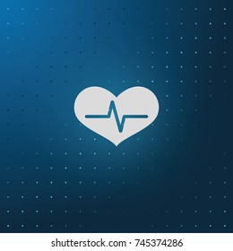 Healthy heart  icon.