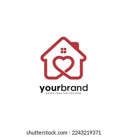 healthy home logo design template
