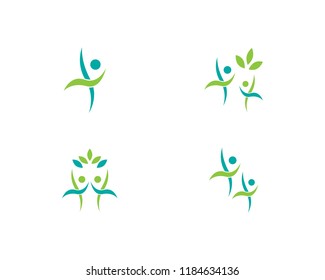 Healthy Human logo template