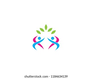 Healthy Human logo template