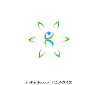 Healthy Human logo template