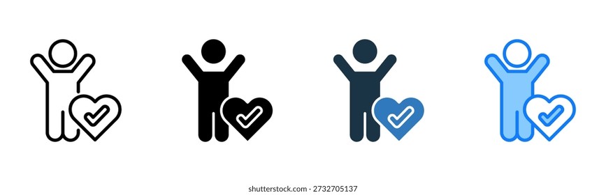 Healthy icon multiple style Vector Illustration
