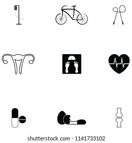 healthy icon set