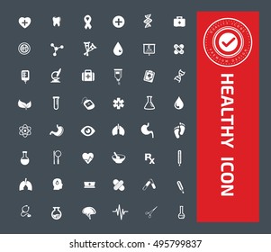 Healthy icon set,vector