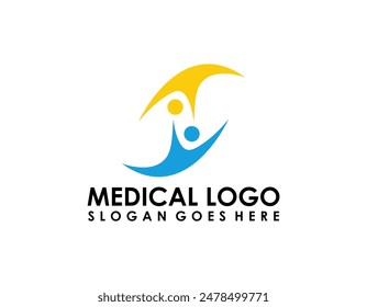 Plantilla de diseño de Ilustración vectorial de iconos saludables
