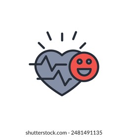 healthy icon. vector.Editable stroke.linear style sign for use web design,logo.Symbol illustration.