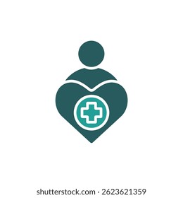 healthy icon. vector.Editable stroke.linear style sign for use web design,logo.Symbol illustration.
