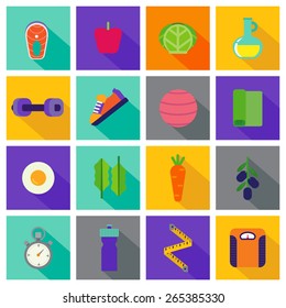 Healthy icons