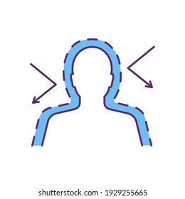 Healthy immune system RGB color icon. Protection against diseases. Adopting healthy living habits. Cardiovascular health improvement. Infections prevention. Isolated vector illustration
