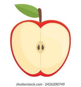 Healthy juice apple icon cartoon vector. Nutrition eco. Inside eco diet