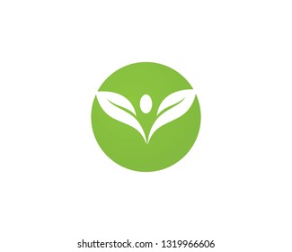Healthy Leaf Logos Vector Icon