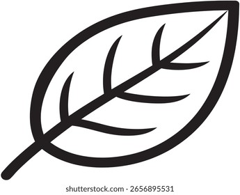 Gesundes Blatt auf Platte Vektorsymbol-Design