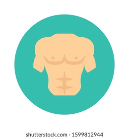 Healthy life Flat icons for fitness  & workout 